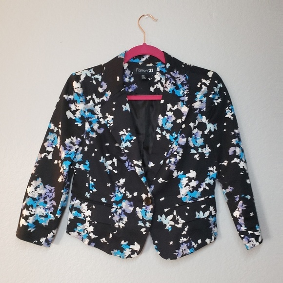 floral blazer - Picture 4 of 7